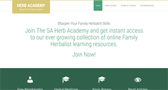 Desktop Screenshot of herbclass.com
